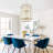 2-Tiers Large 10- Light Dimmable Farmhouse Lantern Square/Rectangle Chandelier-602201925-585117003