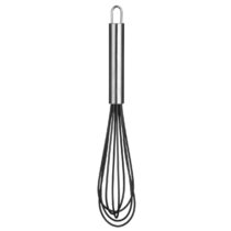 Push action spinning whisk Whisks ingredients efficiently Made from  silicone and stainless steel Dishwasher safe RM120
