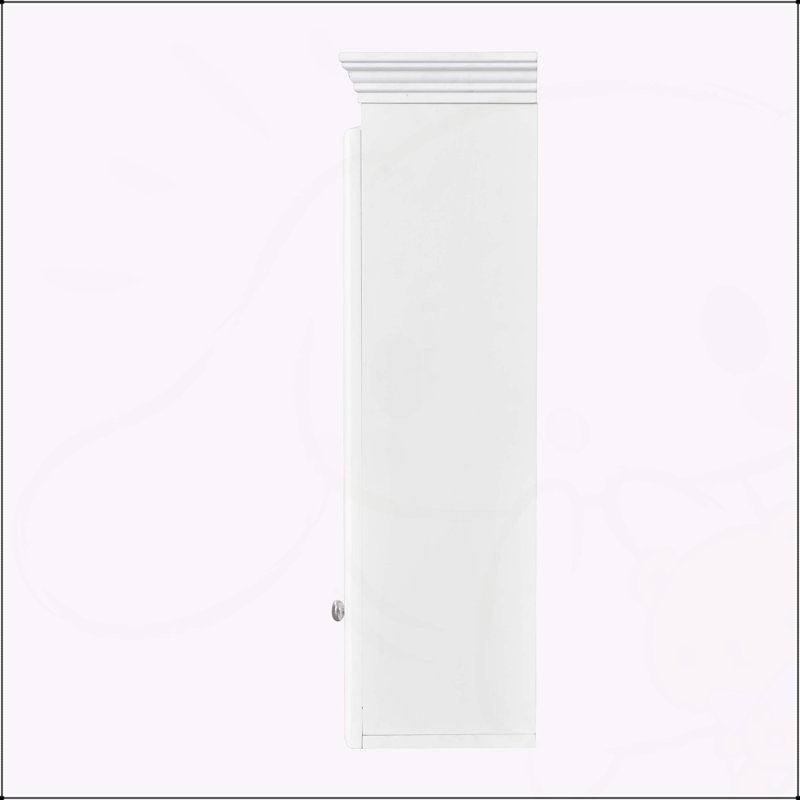 Armoire de salle de bain murale avec rangement spacieux et design élégant 
