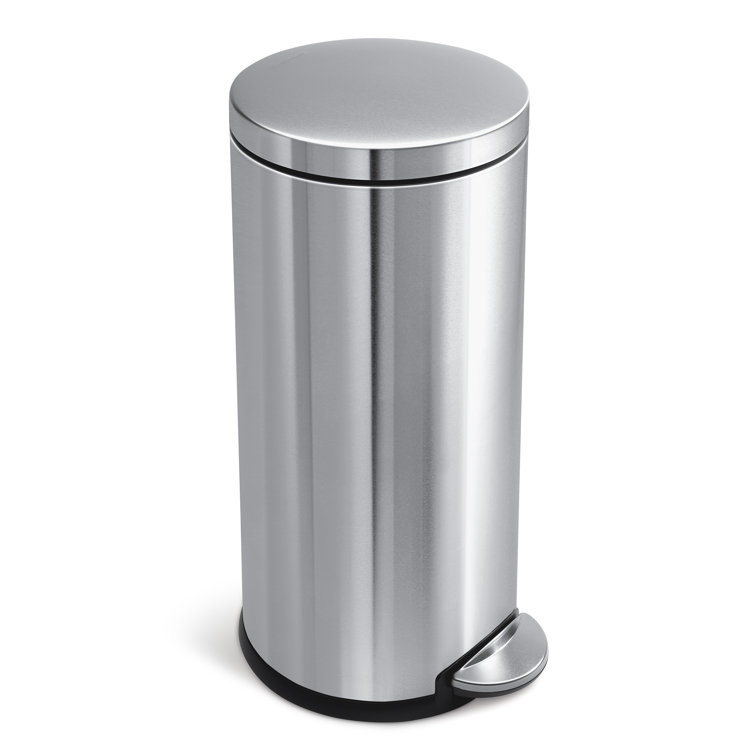 https://assets.wfcdn.com/im/46699744/resize-h755-w755%5Ecompr-r85/2639/263931450/simplehuman+30+Liter+%2F+8+Gallon+Round+Step+Trash+Can%2C+Brushed+Stainless+Steel.jpg