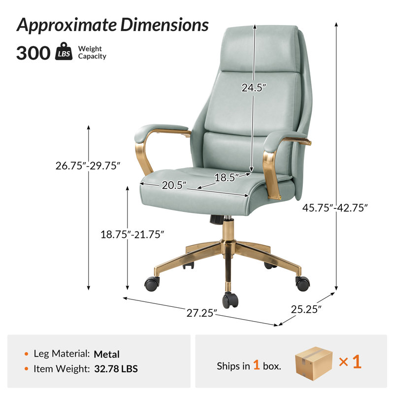 Lacuna Office Chair, Sauge