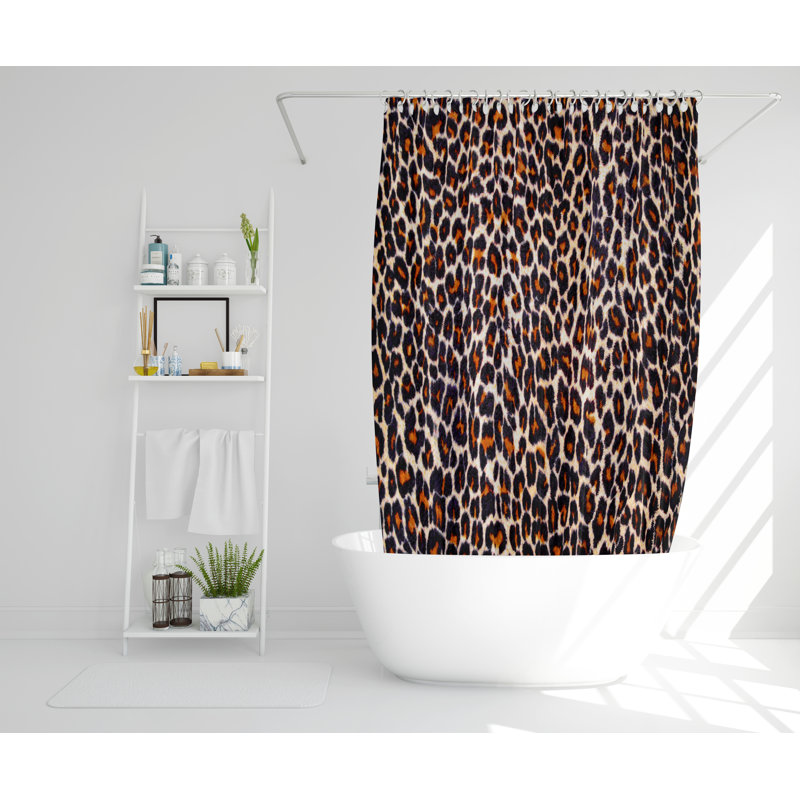 Skjalm Polyester Shower Curtain, 168cm H x 168cm W