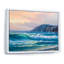 «Blue Ocean Waves Scenery III», reproduction sur toile flottante-13290407-13290412