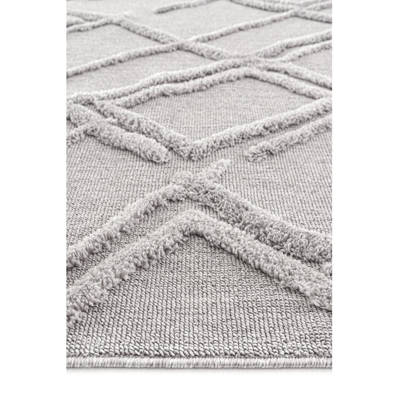 Dracut Geometric Machine Made Indoor / Outdoor Area Rug, Runner 100 x 500cm