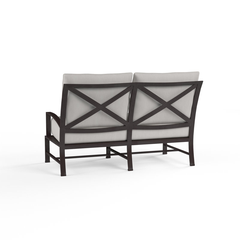 La Jolla Outdoor 2 - Seat Loveseat, Canvas Flax Sunbrella®