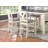 Modern Contemporary Dining Room Furniture Chairs Set Of 2 Counter Height Chairs Wooden High Chair X Back Design Cushion Seat-821250629-821250631