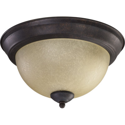 Baylor Glass Flush Mount