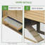 Petit poulailler en bois 59 po PawHut-2035324186