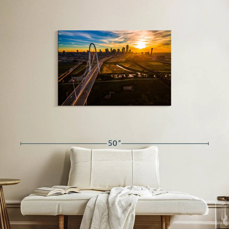 Lilie Sunrise Over Dallas, H 24 po x l 36 po