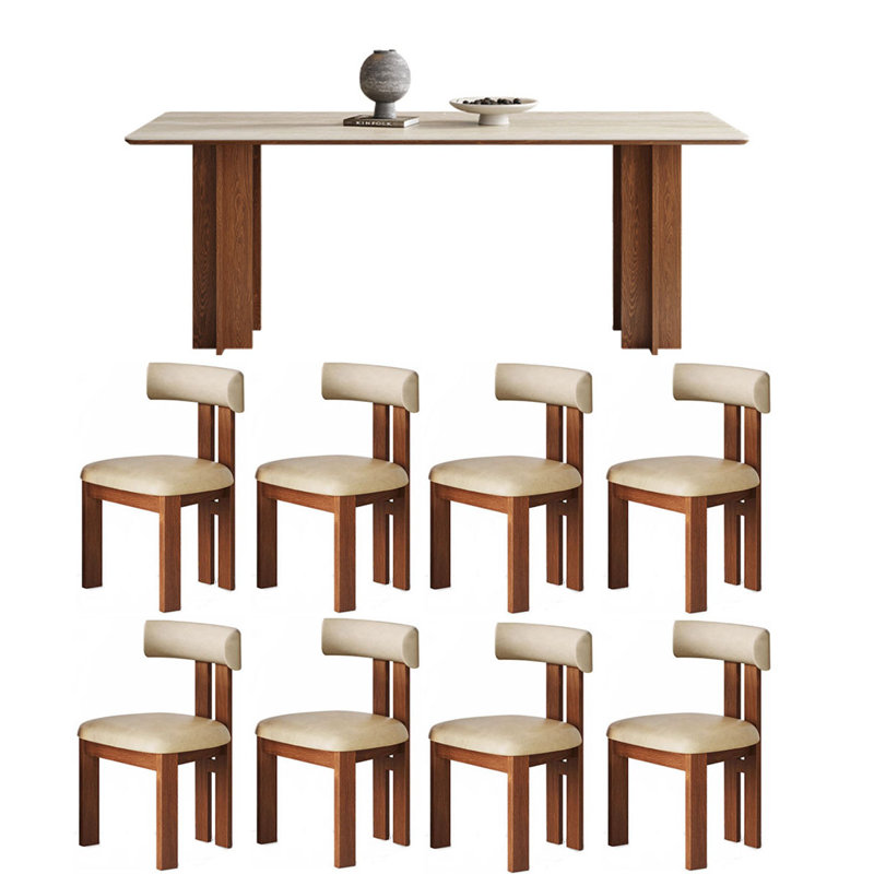 8 - Person Double Pedestal Dining Set