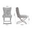 Geneva Upholstered Dining Chairs with Metal Base-945545813
