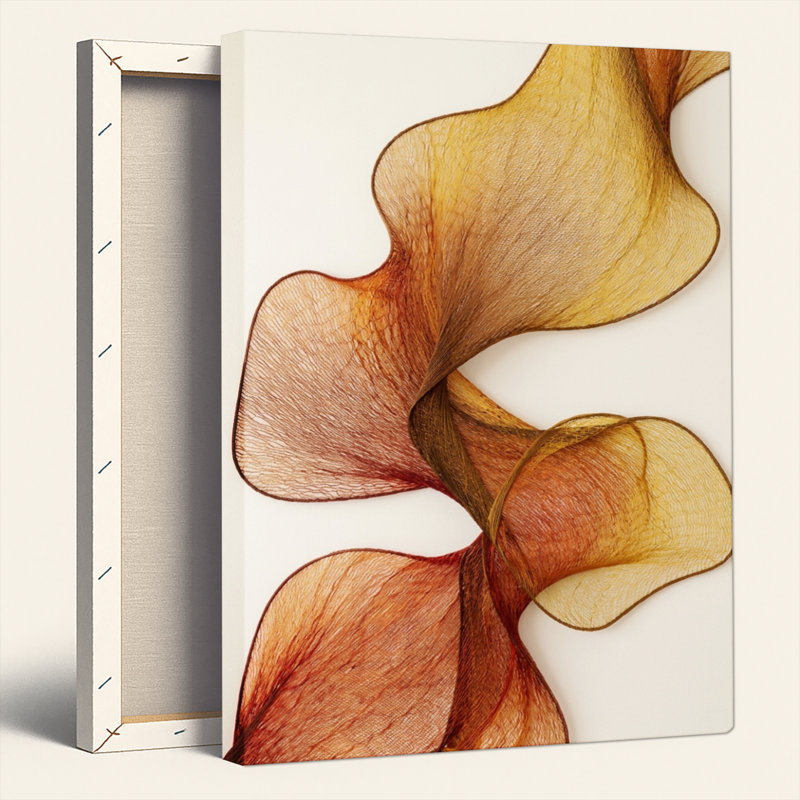 Ensemble de 1 tableau abstrait floral sur toile, H 48 po x l 36 po, Wrapped Canvas