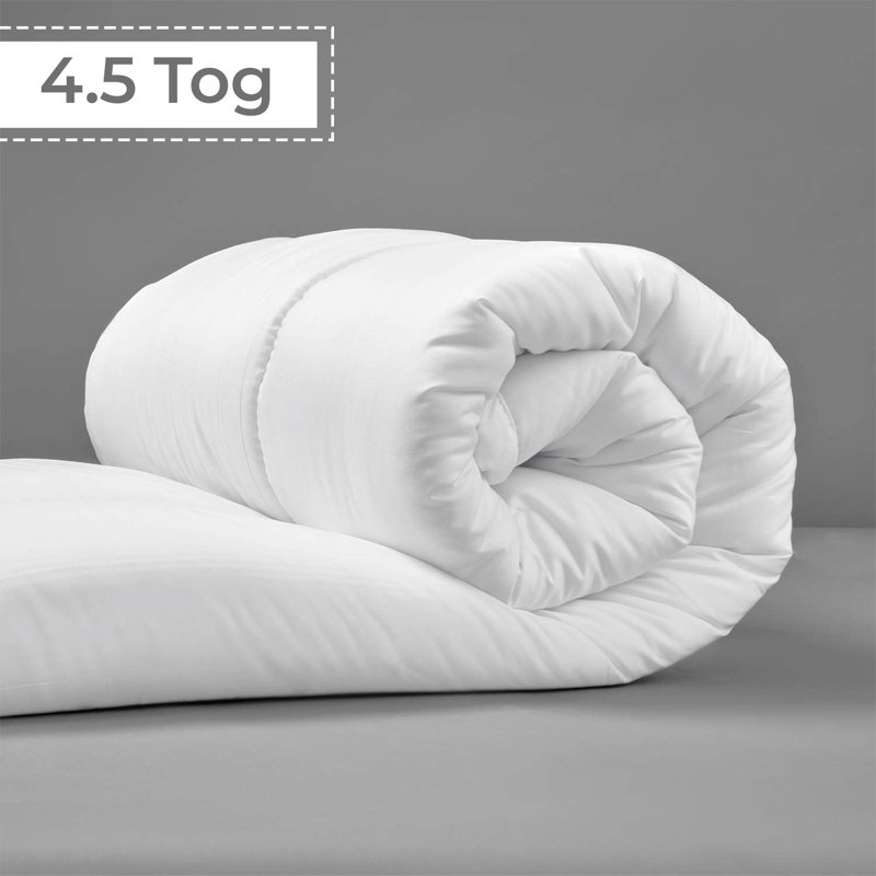 Hollow Fiber 4.5 Duvet Tog All Seasons, Single