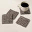  Sous-verres en laine MODWOOL (ensemble de 4, brun)-2041837604