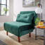 Lonara One Seater Upholstered Single Sofa Bed-2040763624