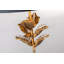 Classic Leaf Detail Black And Gold Lamp