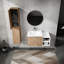 Meuble-lavabo 36 po avec lavabo et armoire latérale - Fermeture silencieuse de porte-2123250305
