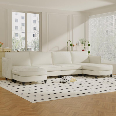 141.5'' Large Size 6 Seater Sofa