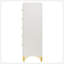 Commode blanche 5 tiroirs Chesney