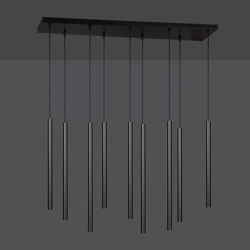 Anna-Leigh 9 - Light Cluster Pendant, Black