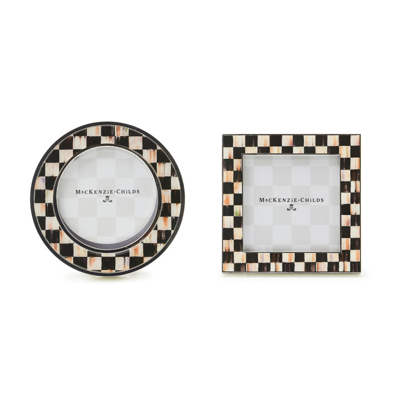 Courtly Check Silver Plated Frames, Set Of 2