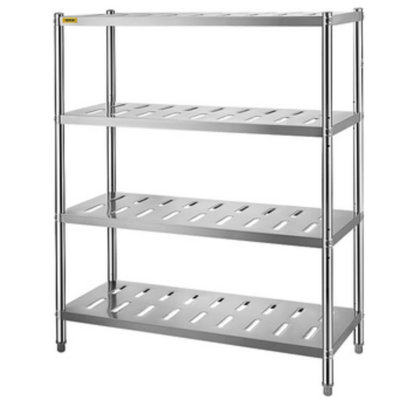 4 Tier Stainless Steel Adjustable Shelving