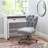 Asfia Adjustable Swivel Tufted Upholstered Task Chair-1056709291