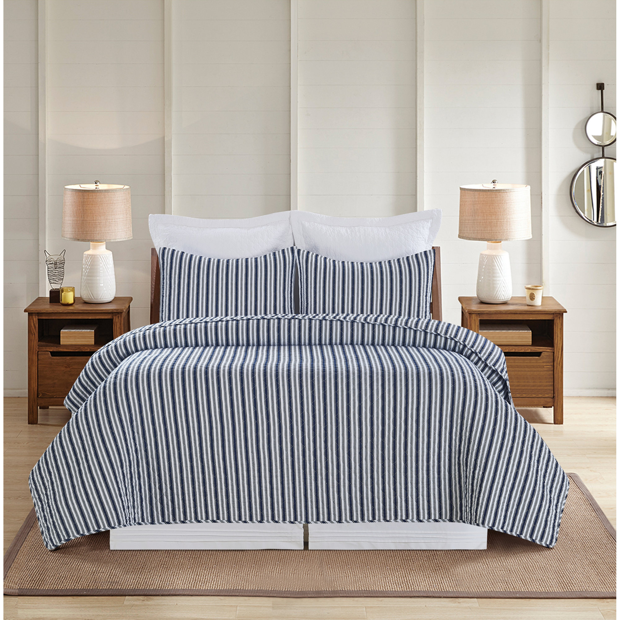 Cotton Quilt Set, Twin Quilt + 1 Shams