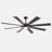Liosbel Industrial Dc Motor Ceiling Fan With Light,Large Ceiling Fan With 8 Reversible Blades,2 Downrods,6-speed Remote Control,Home Or Commercial Ceiling Fans for Porch/Garage/Shop-656496832-658743942-664049567