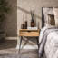 Riley 45cm W Solid Wood Bedside Table