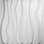 19.625" x 19.625" 3D Wall Panel in White (10-pack)
