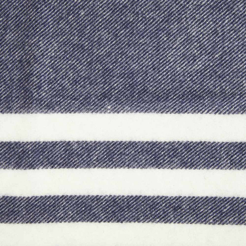 Trapper Wool Throw, Navy