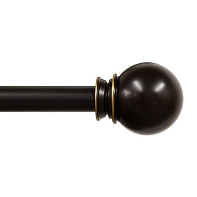Havsa Steel Adjustable Single Curtain Rod
