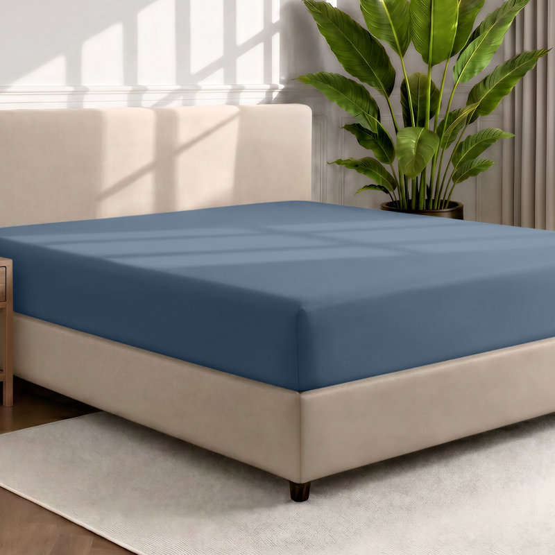 Microfiber Fitted Sheet, Full XL Fitted Sheet, Bering Sea