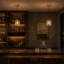 Mini-luminaire suspendu 1 lumière à intensité variable 6 "pour îlot de cuisine avec carré ondulé en verre texturé (ensemble de 2)