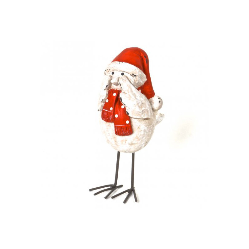 Oiseau de noël mache papier