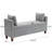 Shaneta 55.25" Upholstered Storage Bench with Arm-93364200