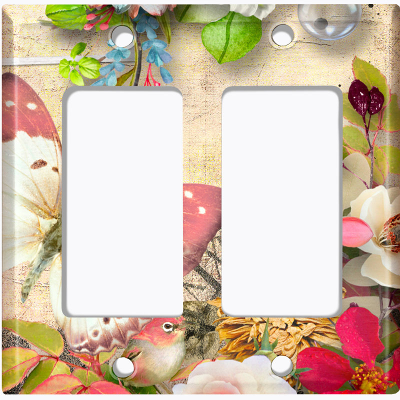 Animals 2 - Gang Toggle Light Switch Standard Wall Plate