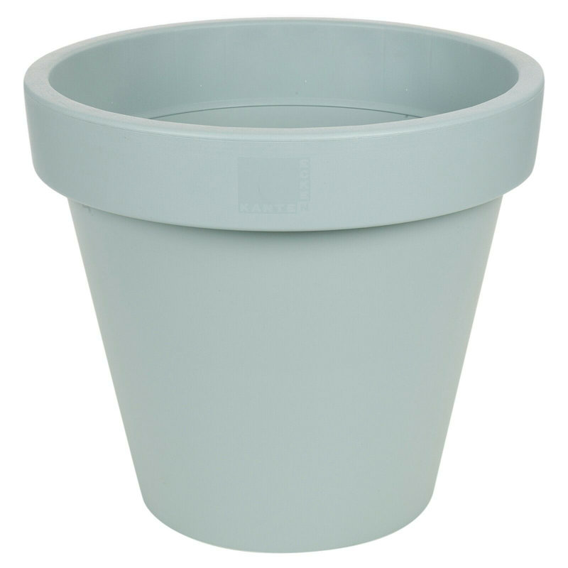 Carper Pot Planter, 35cm H x 40cm W x 40cm D, Eggshell Blue