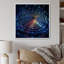Futuriste Infinity Matrix I - Fractals, impression d'art mural-144427233-144428830