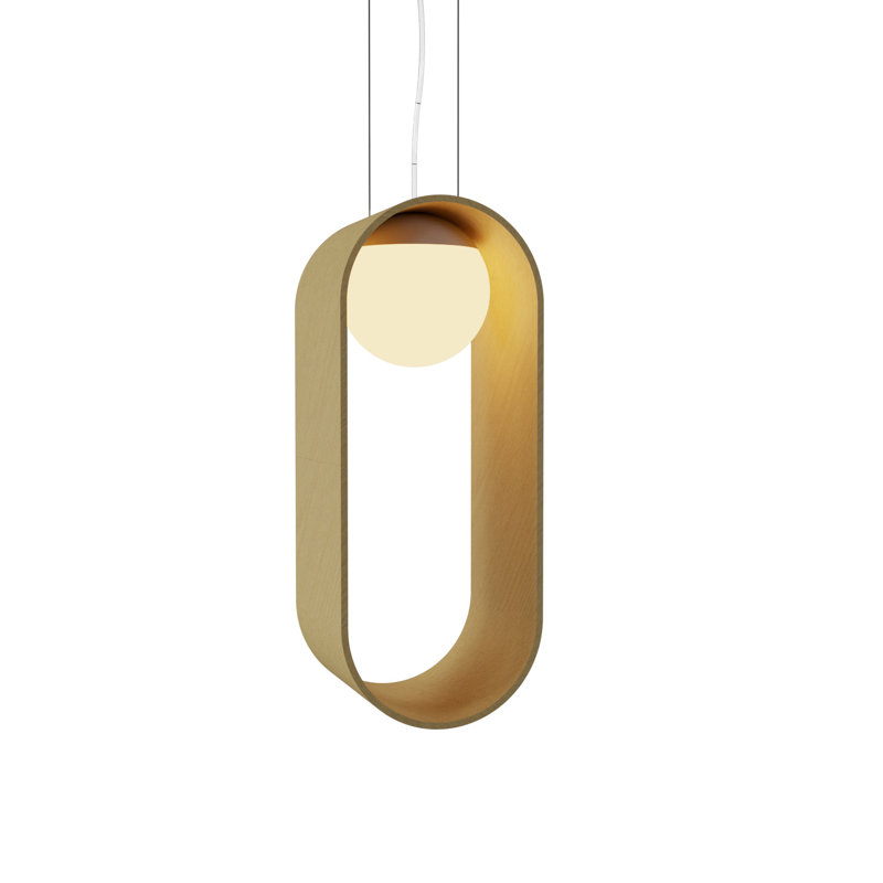 Luminaire suspendu Sfera Accord, Or biologique