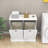 Laundry Sorter - White, Construction, Painted, Removable Cloth Bags For Laundry, 100-Pound Load Support White Cabinet, Painting, Bags, 100Lb Load, Easy Assembly Guide Included-470606626