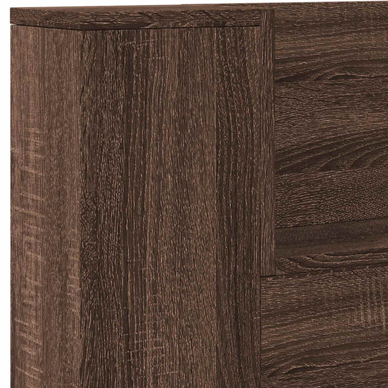 Headboard, Brown Oak, European Kingsize (160 x 200 cm)