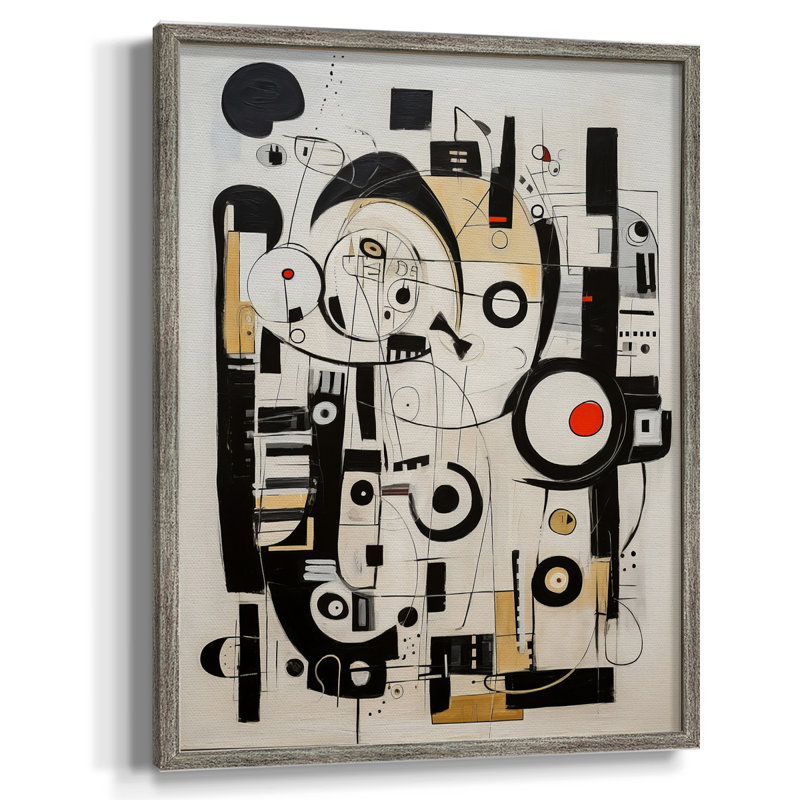 Reproduction encadrée ABSTRACT Series CECLXIX - bois massif, H 11 po x l 9 po