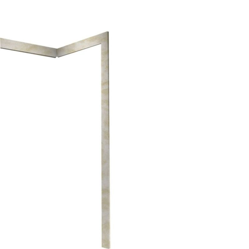 Solid Surface Shower Trim Kit, Cloud White