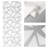 Shattered 8-Panel Double Rail White Panel Track Extendable 130"-175"W, Panel width 23.5"-88917303