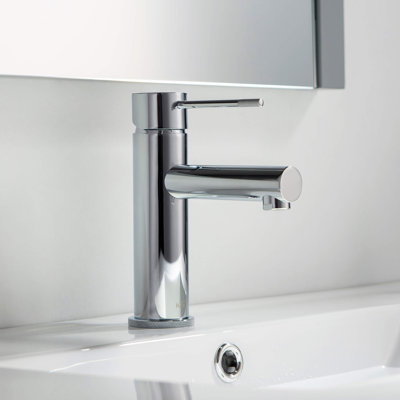 Robinet de salle de bain circulaire à un trou