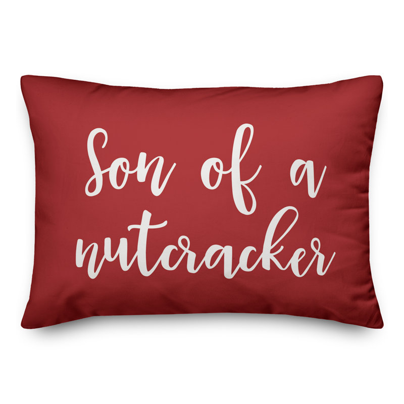  Coussin lombaire Sun of a Nutcracker, Rouge