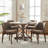 Faux Leather Dining Chairs, Modern Upholstered Chairs With Solid Wood Legs, Comfortable Mid-Back Seating For Kitchen Living Room, Easy Clean & Easy Assembly-116066610