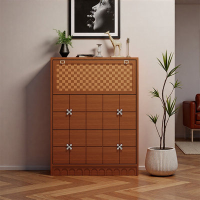 Italian style thin shoe cabinet